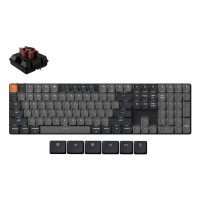 Produktbild för Keychron K5 V2 - tangentbord - QMK mekanisk - 100% Inmatningsenhet
