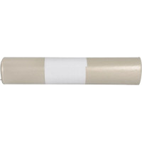 Produktbild för Sopsäck Sækko-Boy, 120 liter klar, LDPE/återvunnen, 76x103 c...