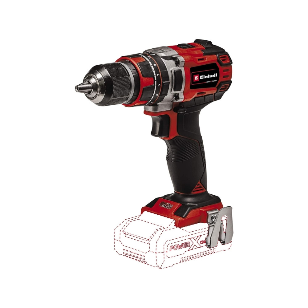 Produktbild för Einhell TE-CD 18/50 Li BL Solo, Pistolgreppsborrmaskin, Nyck...