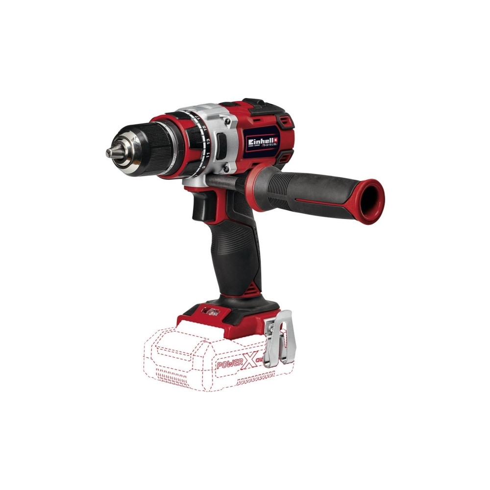 Produktbild för Einhell TE-CD 18/50 Li BL Solo, Pistolgreppsborrmaskin, Nyck...
