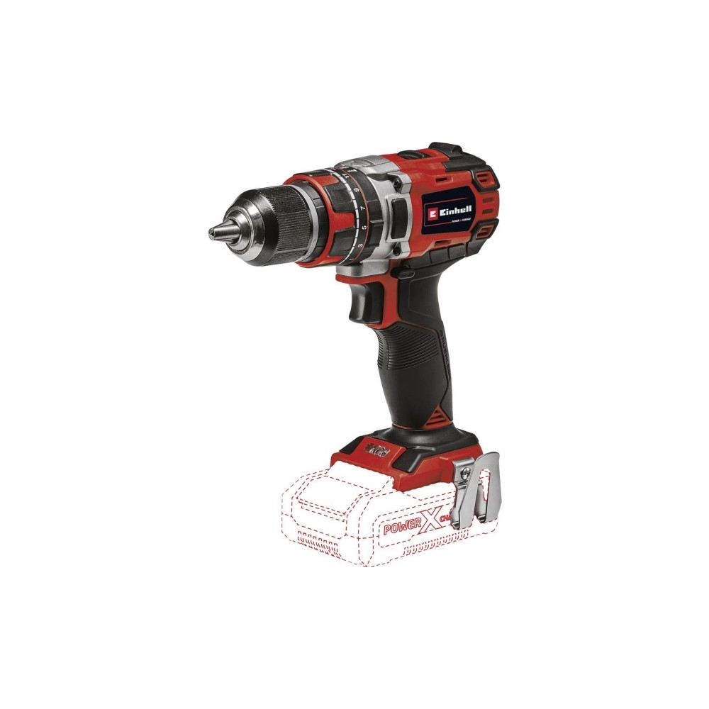 Produktbild för Einhell TE-CD 18/50 Li BL Solo, Pistolgreppsborrmaskin, Nyck...