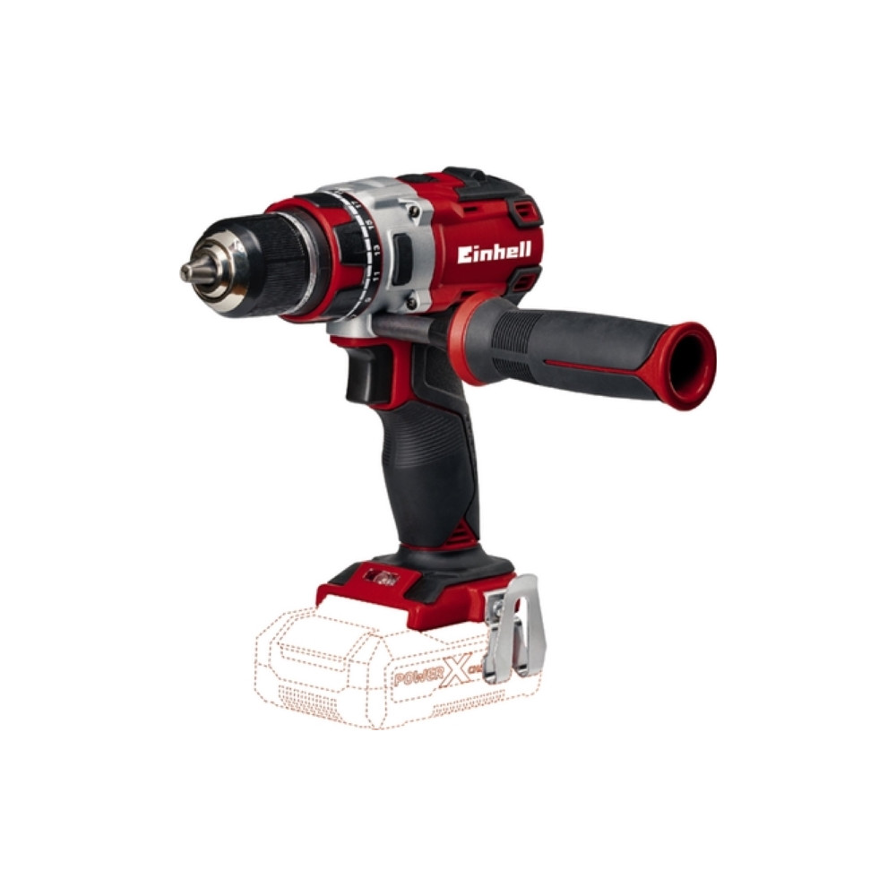 Produktbild för Einhell TE-CD 18/50 Li BL Solo, Pistolgreppsborrmaskin, Nyck...
