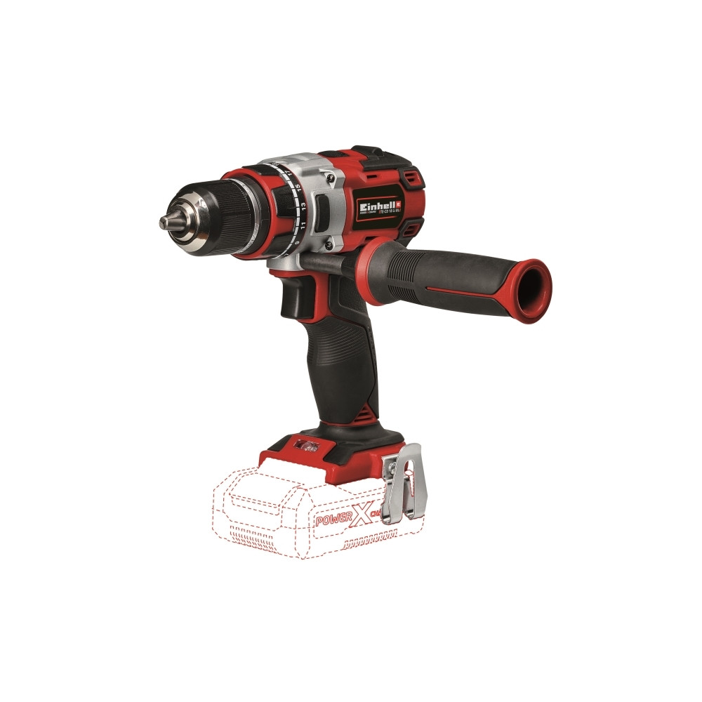 Produktbild för Einhell TE-CD 18/50 Li BL Solo, Pistolgreppsborrmaskin, Nyck...