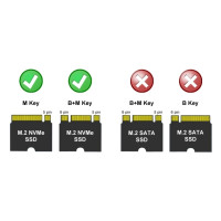 Produktbild för LC Power LC-DOCK-M2-NVME - HDD dockningsstation - M.2 NVMe Card - USB-C 3.2 (Gen 2x1)