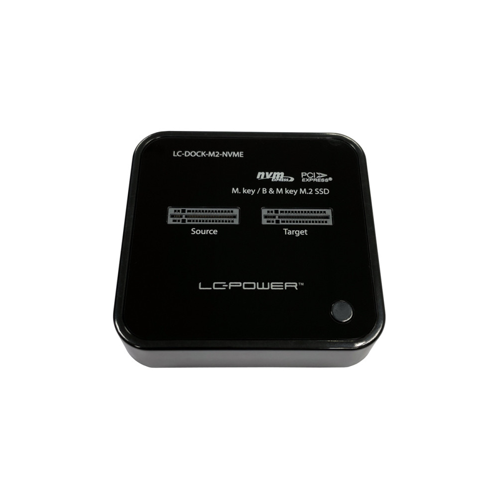 Produktbild för LC Power LC-DOCK-M2-NVME - HDD dockningsstation - M.2 NVMe Card - USB-C 3.2 (Gen 2x1)