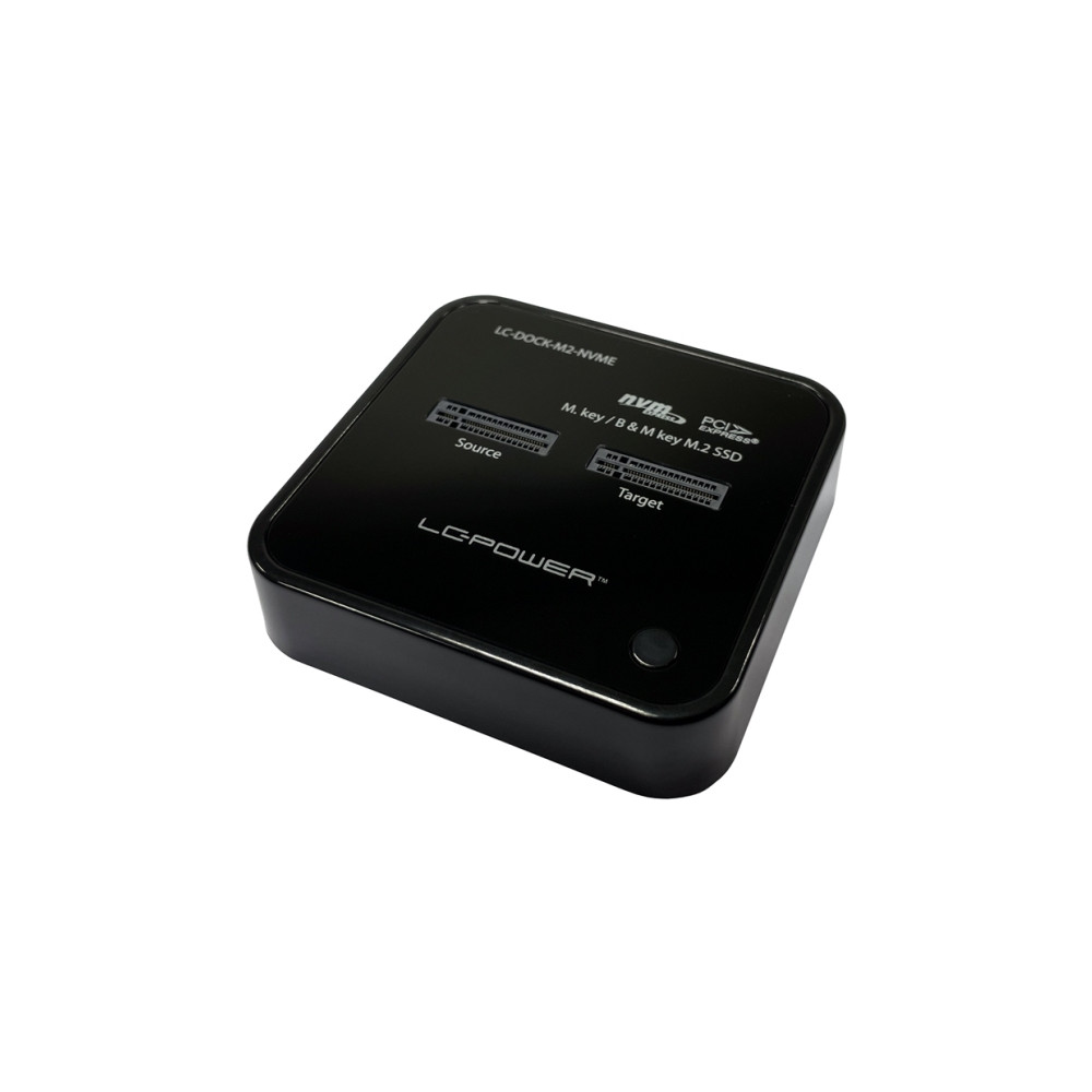 Produktbild för LC Power LC-DOCK-M2-NVME - HDD dockningsstation - M.2 NVMe Card - USB-C 3.2 (Gen 2x1)