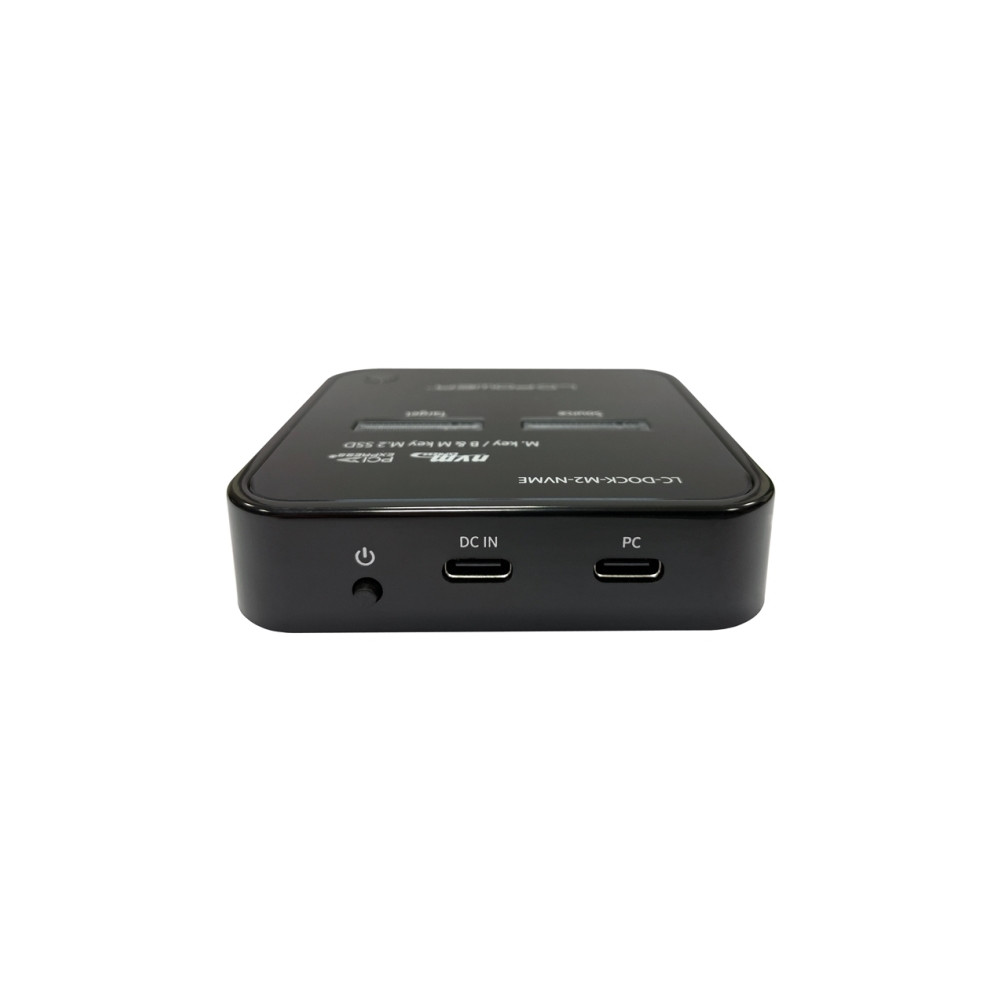 Produktbild för LC Power LC-DOCK-M2-NVME - HDD dockningsstation - M.2 NVMe Card - USB-C 3.2 (Gen 2x1)