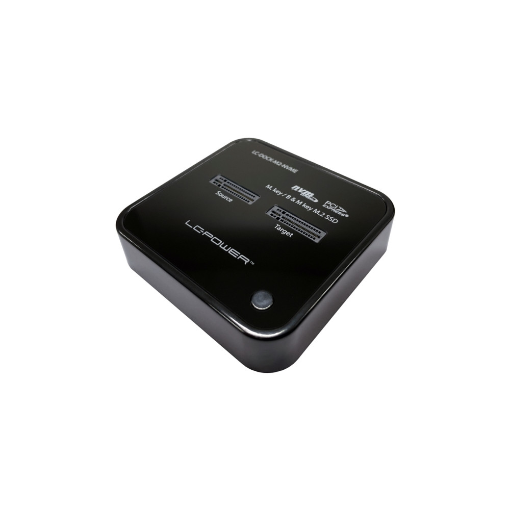 Produktbild för LC Power LC-DOCK-M2-NVME - HDD dockningsstation - M.2 NVMe Card - USB-C 3.2 (Gen 2x1)