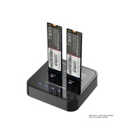 Produktbild för LC Power LC-DOCK-M2-NVME - HDD dockningsstation - M.2 NVMe Card - USB-C 3.2 (Gen 2x1)