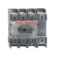 Produktbild för ABB OT100F4N2, Kontaktor, Grå, 4P, 100 A, 600 V, 96,5 x 74 x...