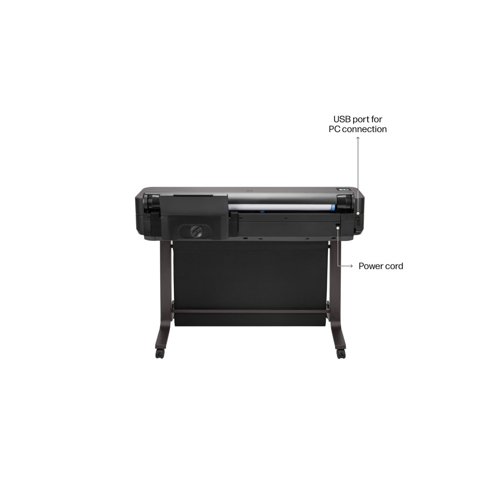 Produktbild för HP DesignJet T650 - storformatsskrivare - färg - bläckstråle