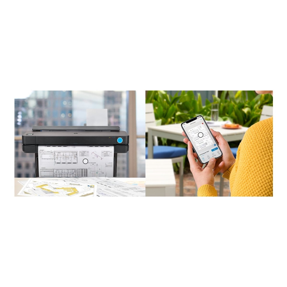 Produktbild för HP DesignJet T650 - storformatsskrivare - färg - bläckstråle
