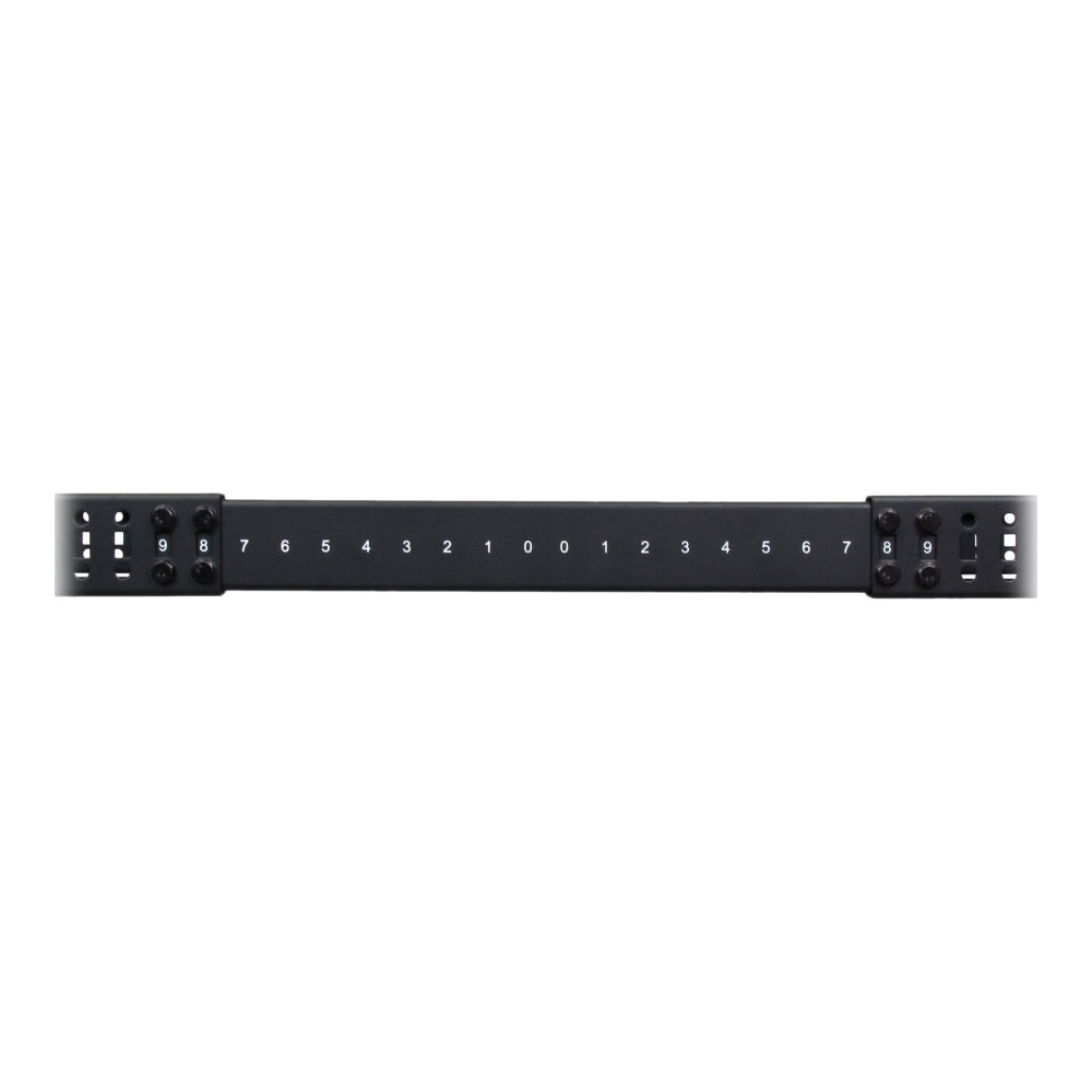 Produktbild för StarTech.com 25U-serverrack med öppen ram - 4 stolpar justerbart djup (59 cm till 104 cm) rack för nätverksutrustning med hjul/nivåfötter/kabelhantering (4POSTRACK25U) - rack - 25U