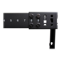 Produktbild för StarTech.com 25U-serverrack med öppen ram - 4 stolpar justerbart djup (59 cm till 104 cm) rack för nätverksutrustning med hjul/nivåfötter/kabelhantering (4POSTRACK25U) - rack - 25U