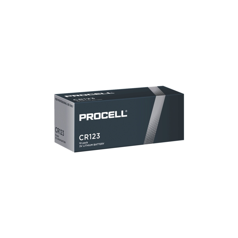 Produktbild för Duracell PROCELL batteri - 10 x CR123A - Li