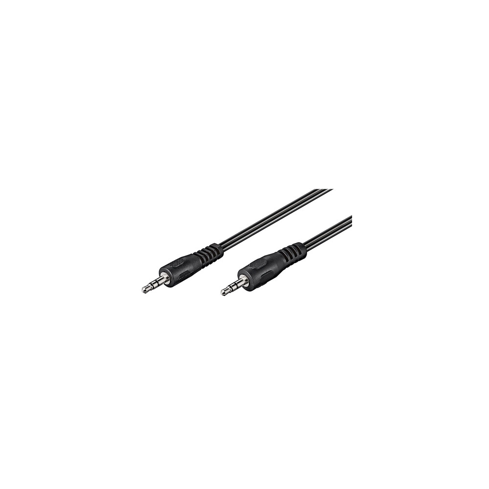 Produktbild för Goobay 50449, 3,5 mm, hankontakt, 3,5 mm, hankontakt, 2,5 m,...