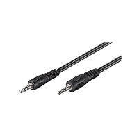 Produktbild för Goobay 50449, 3,5 mm, hankontakt, 3,5 mm, hankontakt, 2,5 m,...