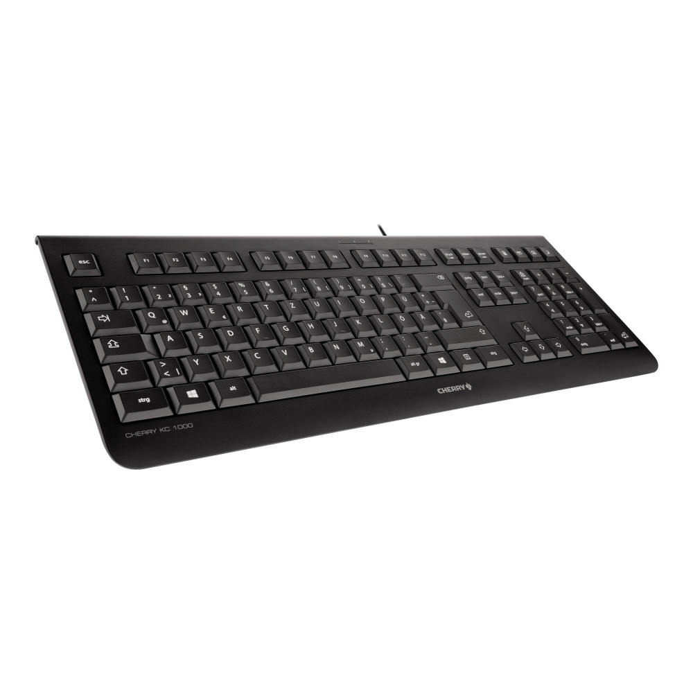 Produktbild för CHERRY KC 1000 - tangentbord - brittisk - svart Inmatningsenhet