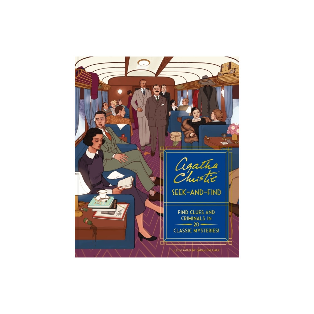 Produktbild för Agatha Christie Seek-and-Find (pocket, eng)