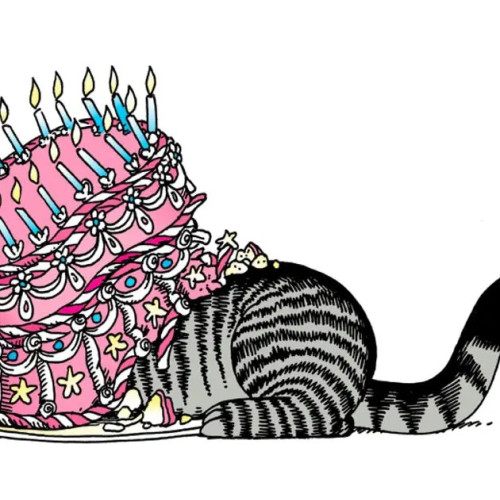Angell Eurosales B. Kliban: Cat Undercaking Birthday Card