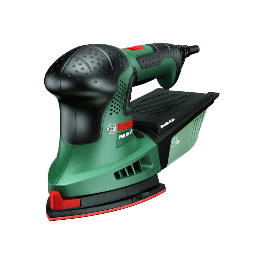 Produktbild för Bosch PSM 200 AES slipmaskin med flera slipkuddar - 200 W