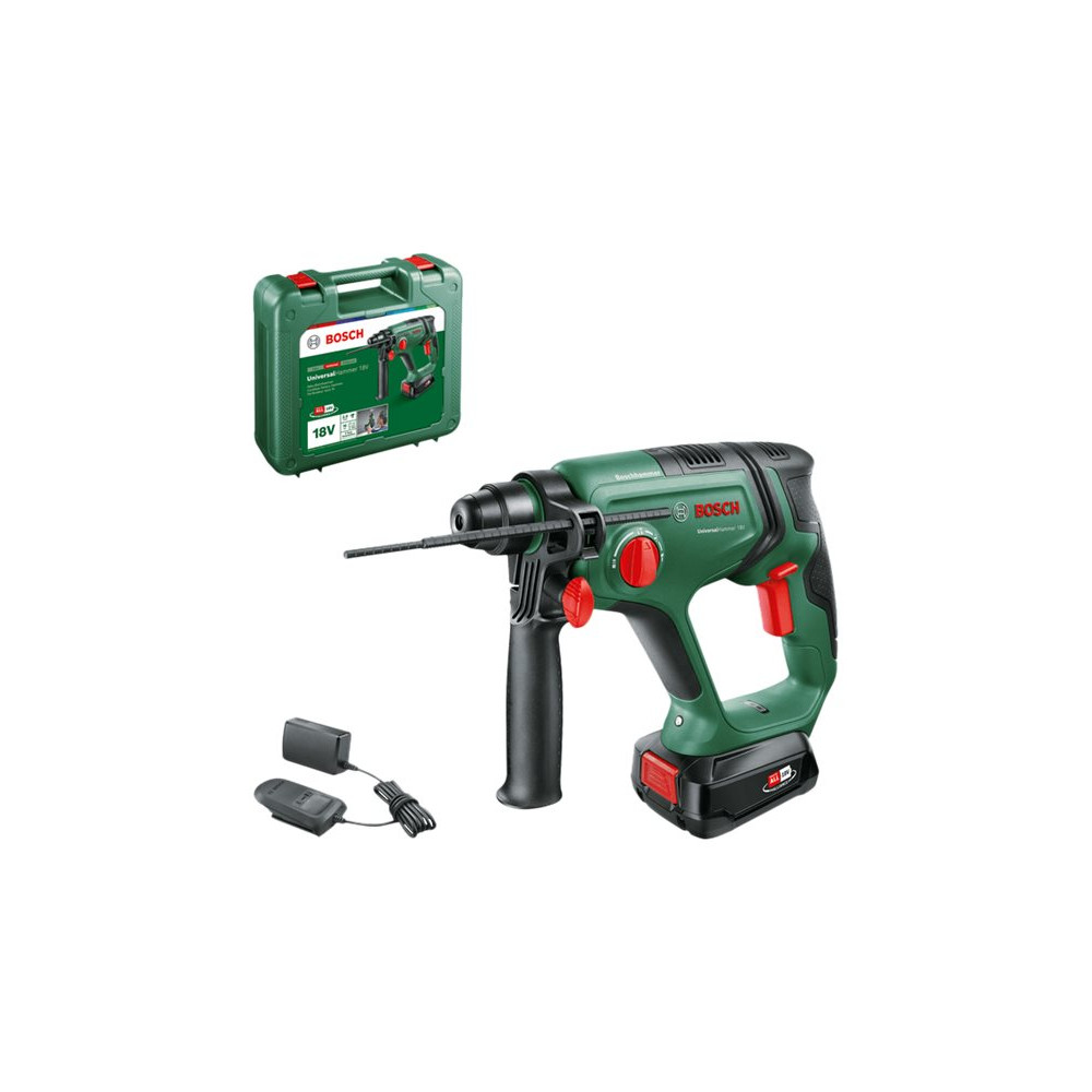 Produktbild för Bosch UniversalHammer 18V - roterande hammare - sladdlös laddare medföljer