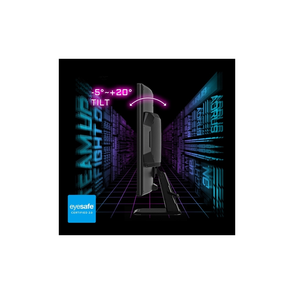 Produktbild för Gigabyte GS27FC - LED-skärm - böjd - Full HD (1080p) - 27" - HDR