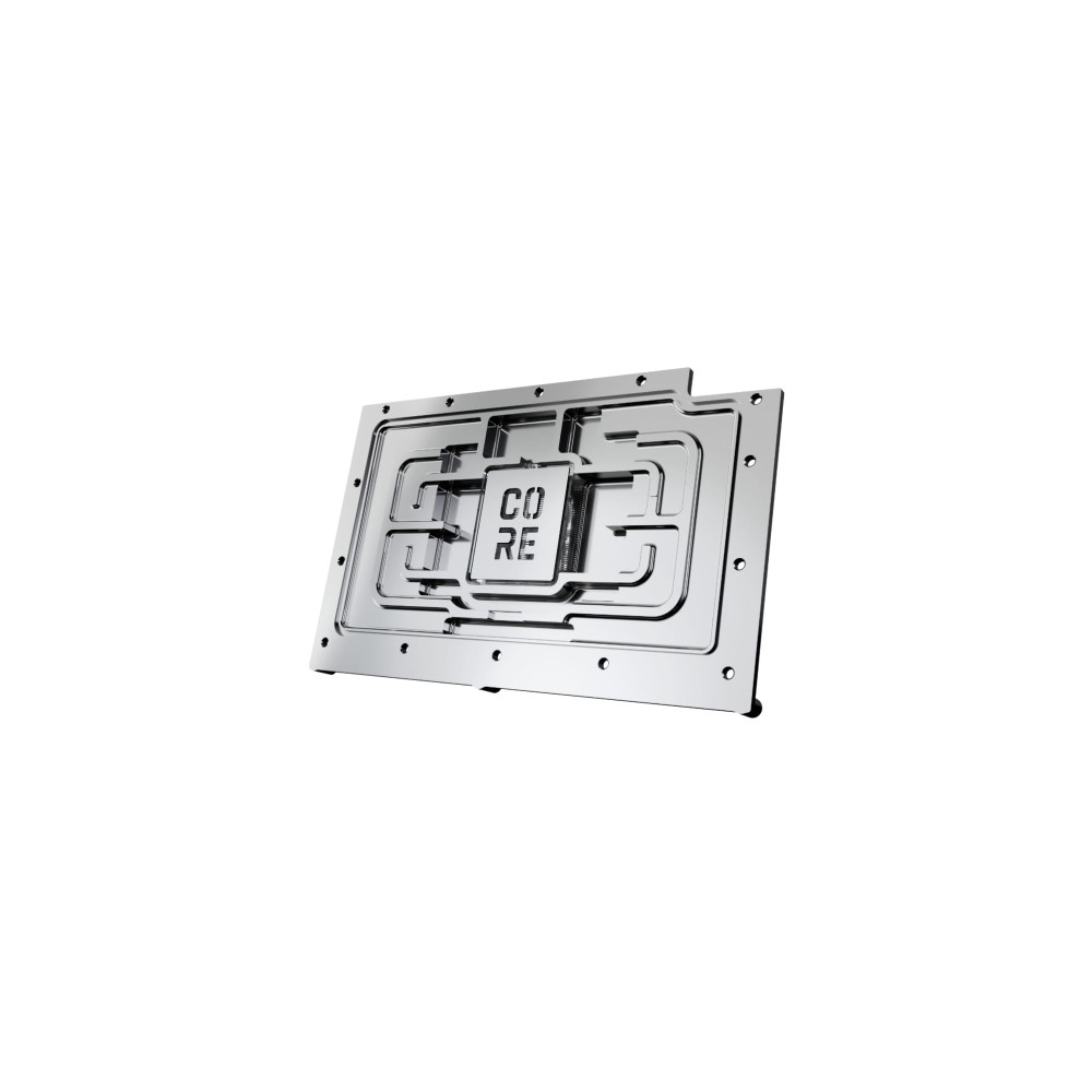 Produktbild för Alphacool Core, bakplatta, aluminium, krom, koppar, svart, k...