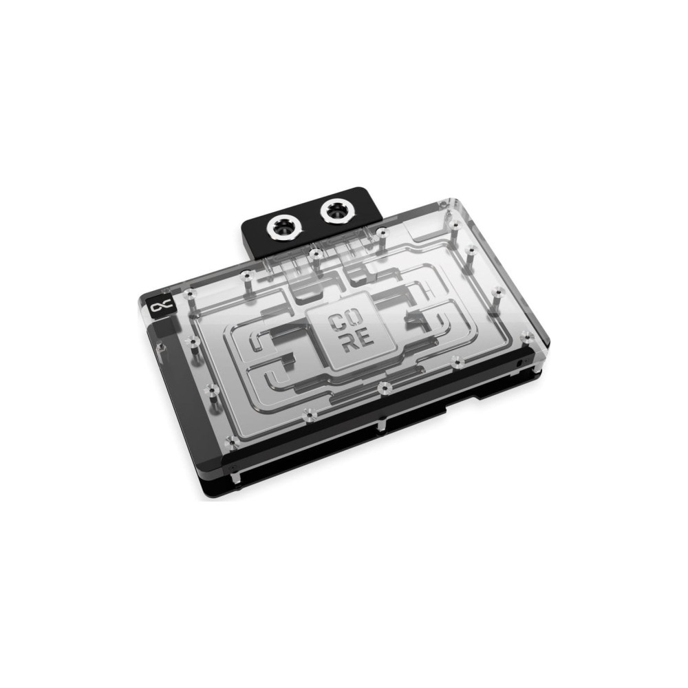 Produktbild för Alphacool Core, bakplatta, aluminium, krom, koppar, svart, k...