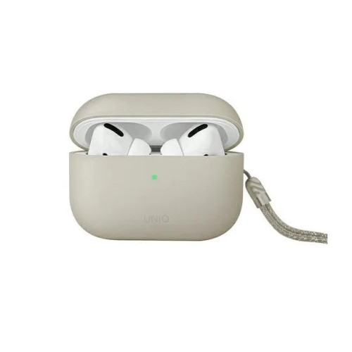 Uniq UNIQ Lino AirPods Pro 2 genSilikonfodral (2022/2023) beżowy/...