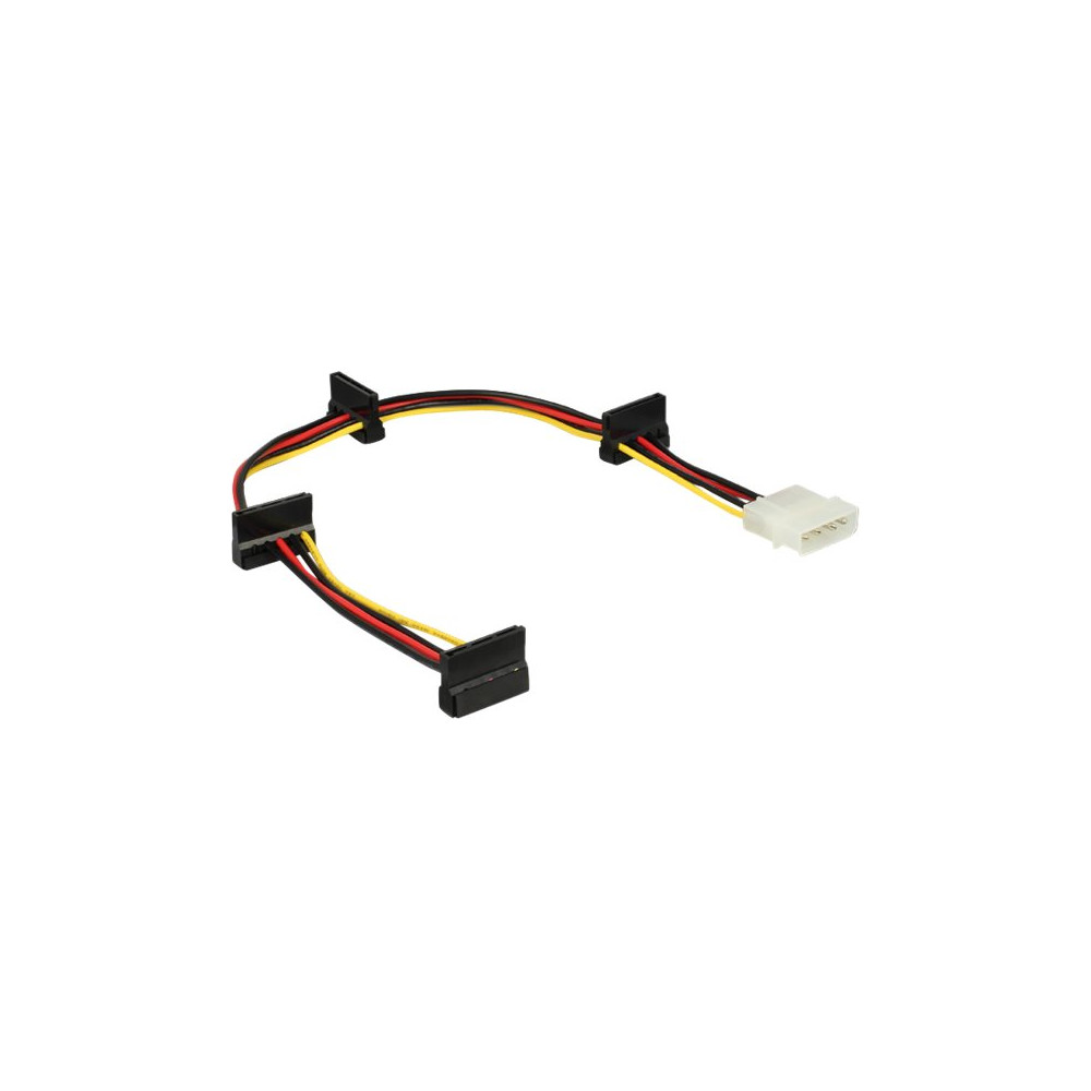 Produktbild för Delock - strömadapter - 4 pin intern effekt till SATA-ström - 40 cm