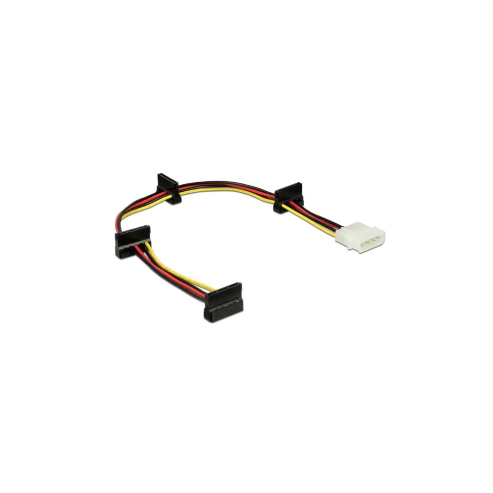 Produktbild för Delock - strömadapter - 4 pin intern effekt till SATA-ström - 40 cm