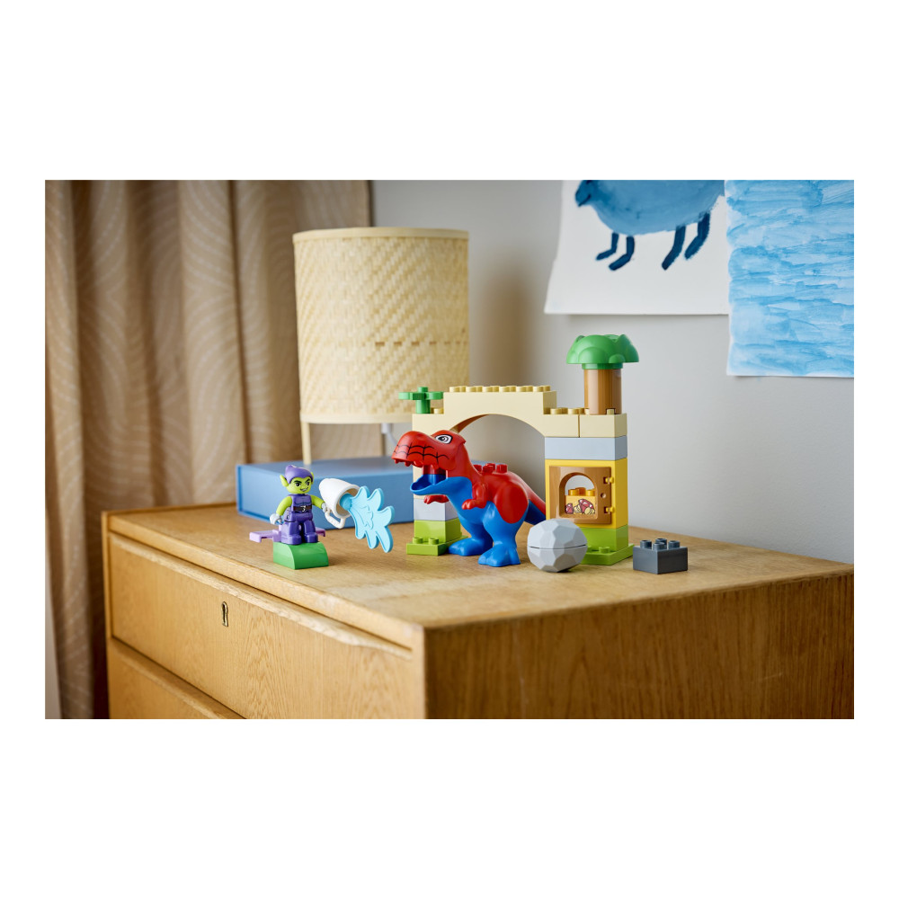 Produktbild för LEGO DUPLO 10463 - Dinosaurs Spidey-Rex mot Green Goblin - byggsats