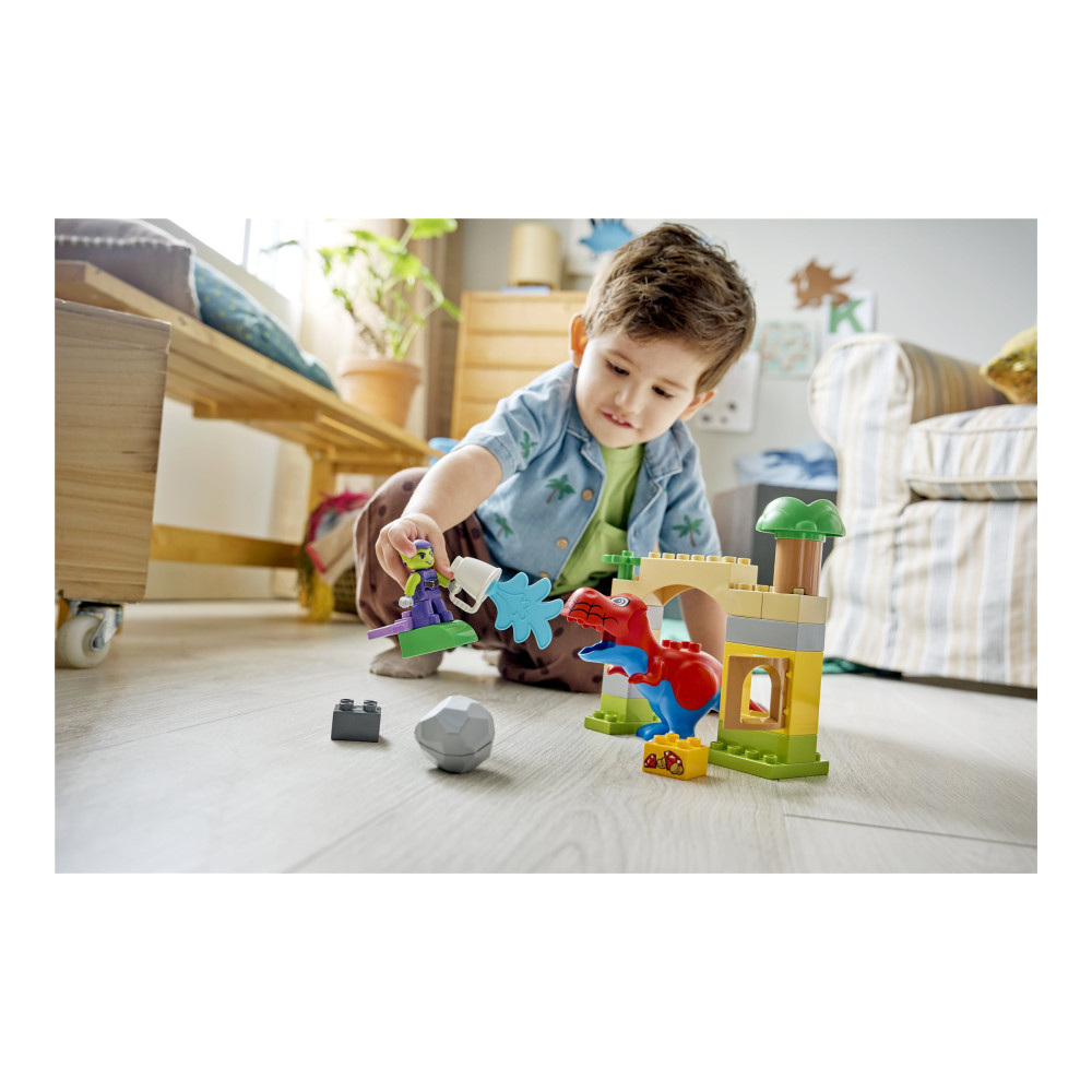 Produktbild för LEGO DUPLO 10463 - Dinosaurs Spidey-Rex mot Green Goblin - byggsats