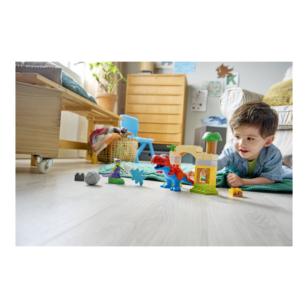Produktbild för LEGO DUPLO 10463 - Dinosaurs Spidey-Rex mot Green Goblin - byggsats