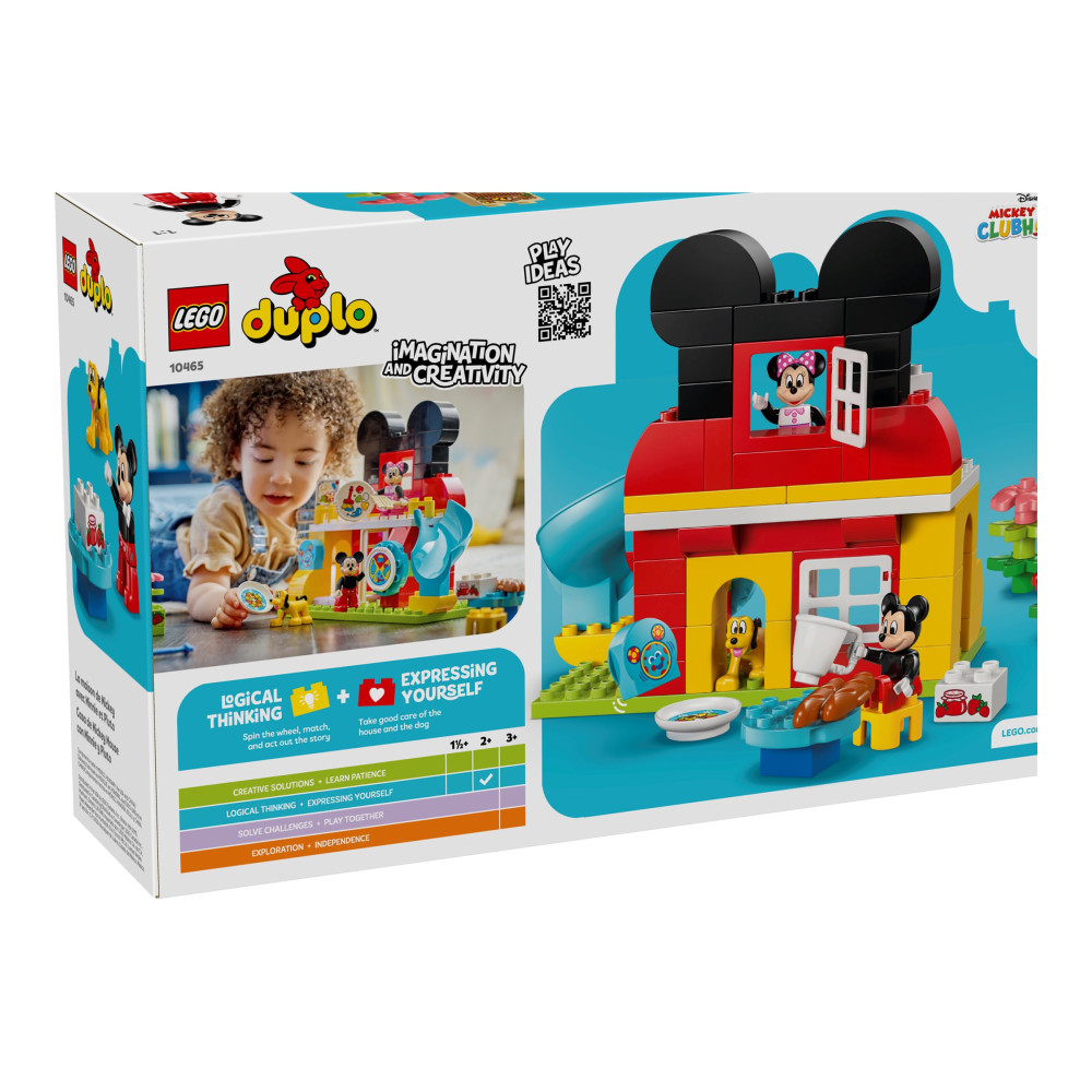 Produktbild för LEGO DUPLO 10465 - Musse Pigg Klubbhus med Minne & Pluto - byggsats