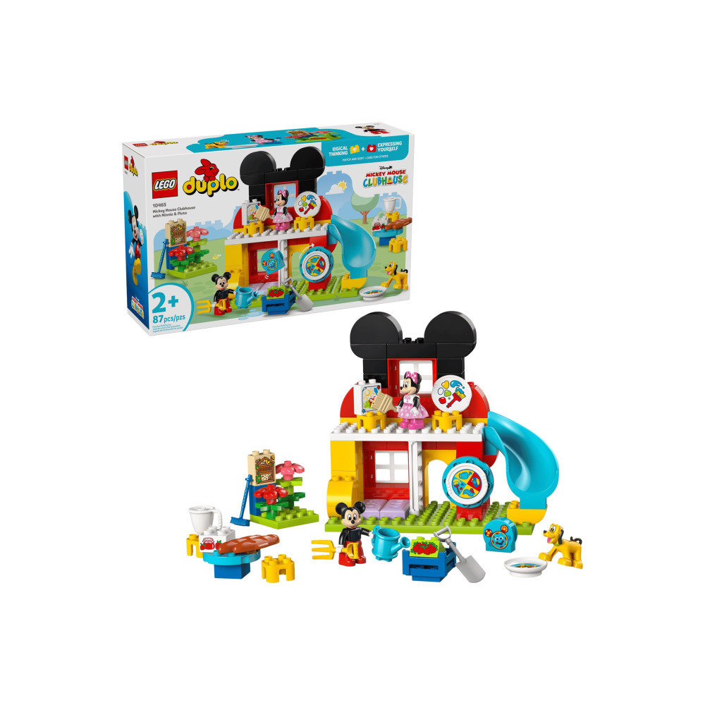 Produktbild för LEGO DUPLO 10465 - Musse Pigg Klubbhus med Minne & Pluto - byggsats