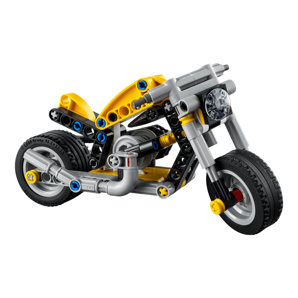 Produktbild för LEGO Technic 42225 - gul motorcykel - byggsats