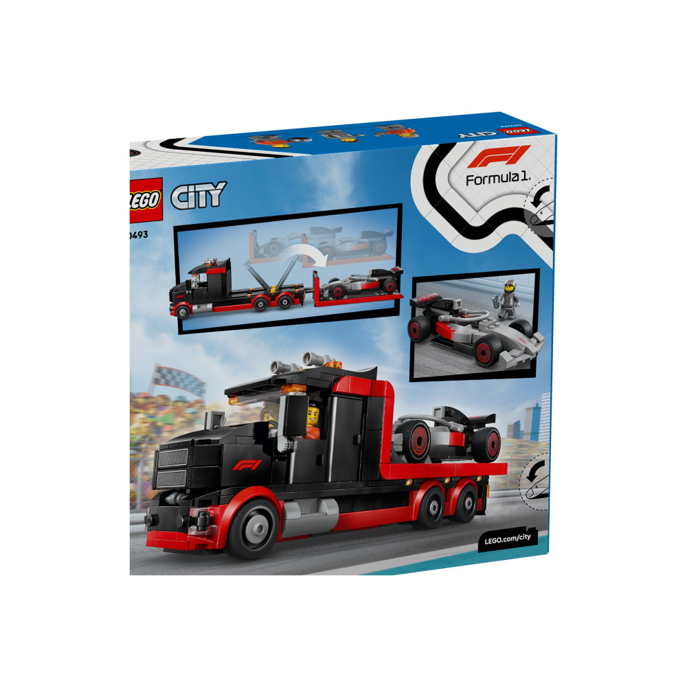 Produktbild för LEGO City 60493 - F1 Display Truck med Audi F1 Racbil - byggsats