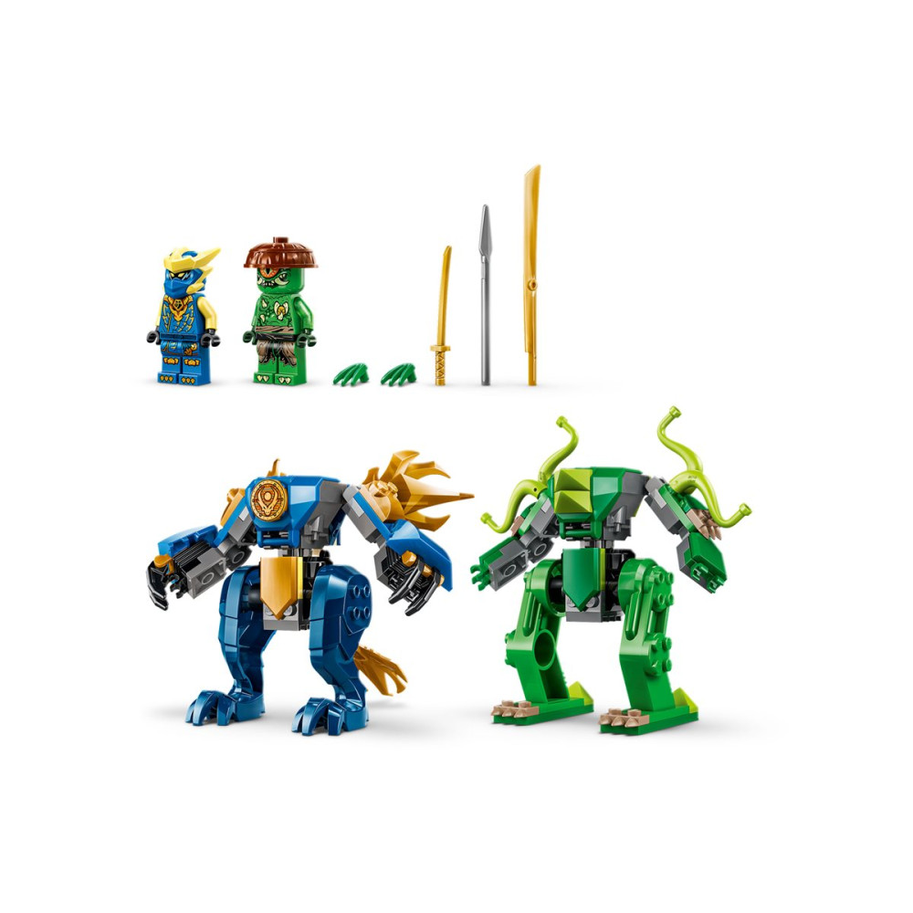 Produktbild för LEGO Ninjago 71853 - Jays drakmekan-fight - byggsats
