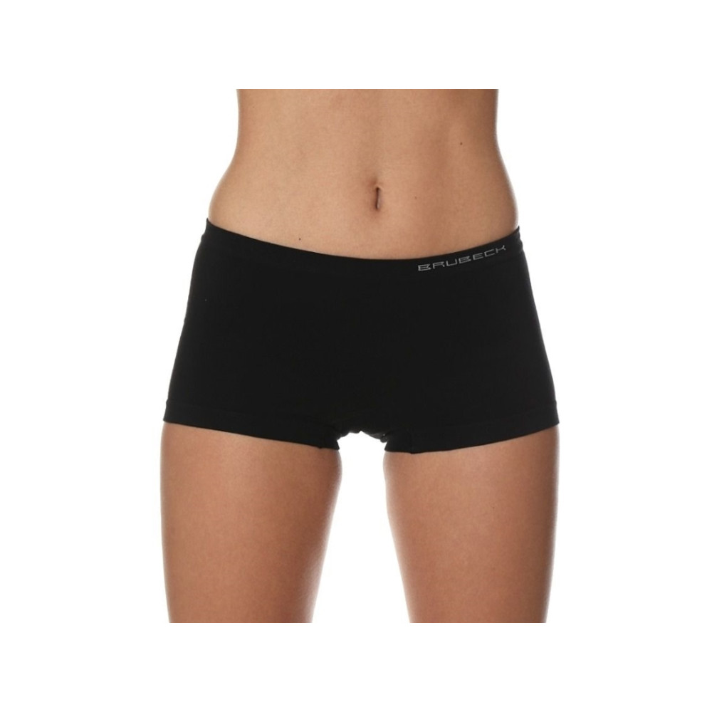 Produktbild för Brubeck Women's boxer shorts BX10470A Comfort Cotton black s...