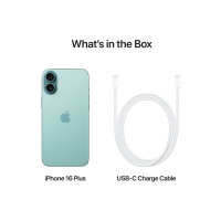 Produktbild för Apple iPhone 16 Plus - blågrön - 5G smartphone - 256 GB - GSM