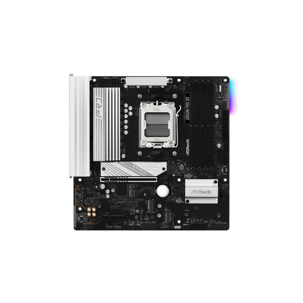 Produktbild för ASRock B850M PRO RS - moderkort - micro ATX - Socket AM5 - AMD B850