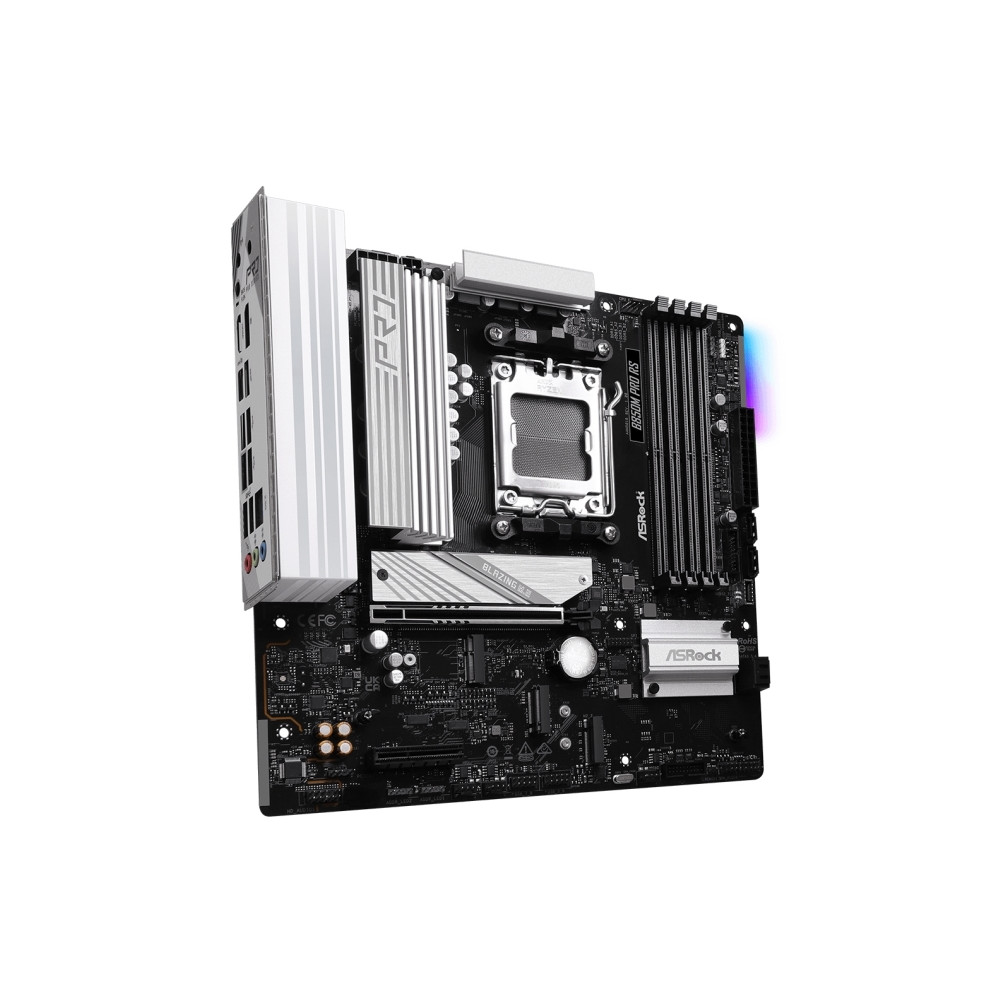Produktbild för ASRock B850M PRO RS - moderkort - micro ATX - Socket AM5 - AMD B850