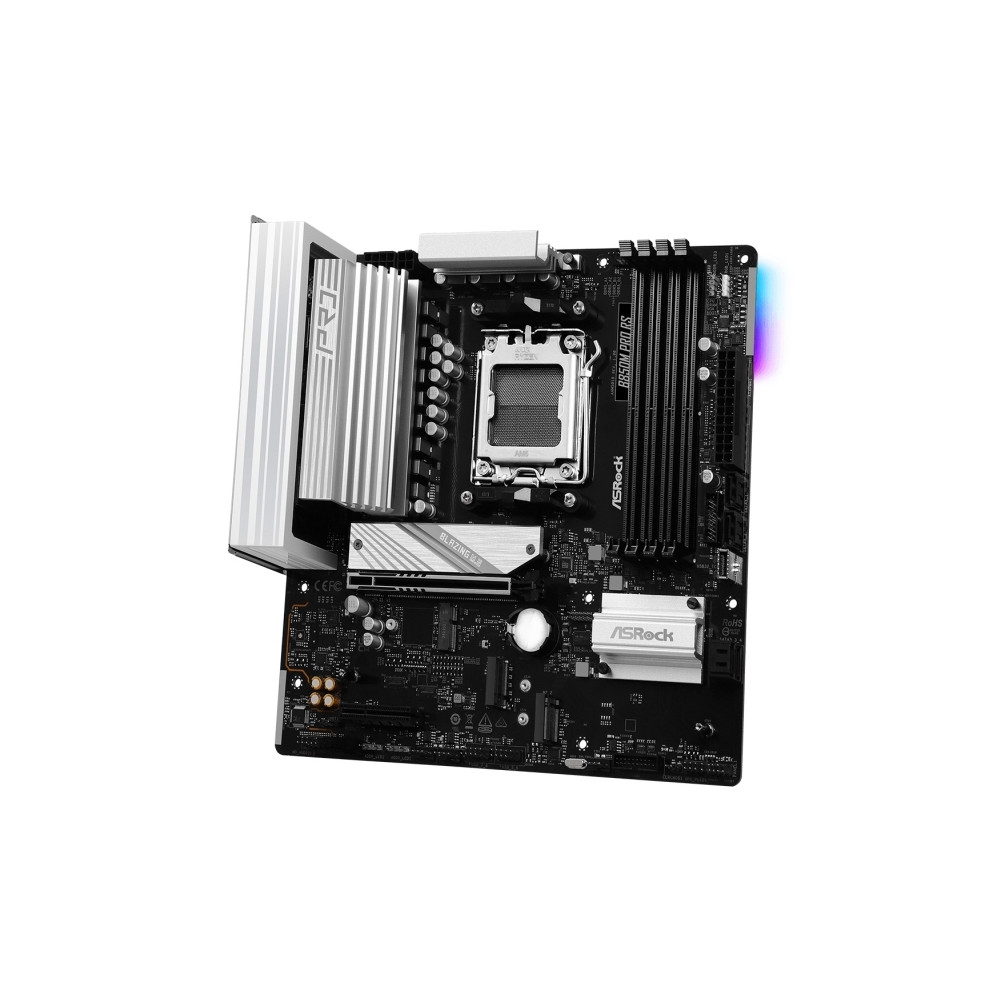 Produktbild för ASRock B850M PRO RS - moderkort - micro ATX - Socket AM5 - AMD B850