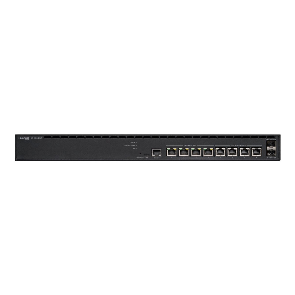 Produktbild för LANCOM XS-3510YUP - switch - multi-Gigabit, för små scenarier - 10 portar - Administrerad - rackmonterbar