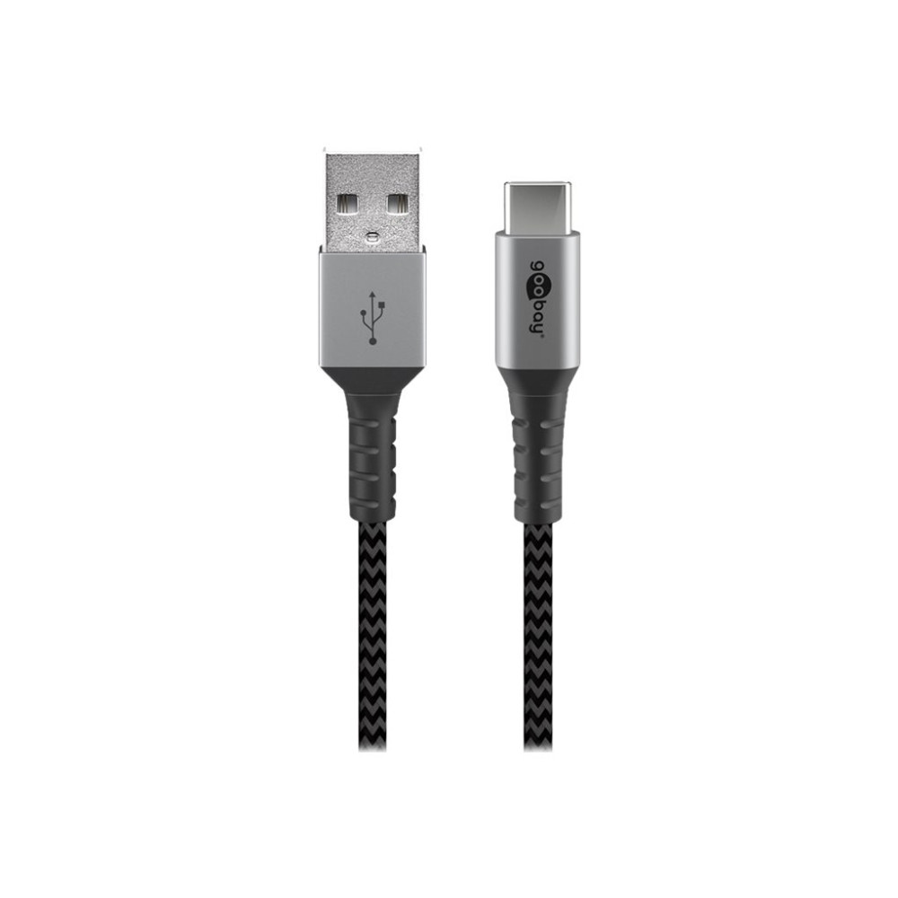 Produktbild för goobay - USB typ C-kabel - USB-C till USB - 2 m