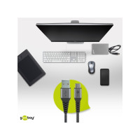 Produktbild för goobay - USB typ C-kabel - USB-C till USB - 2 m