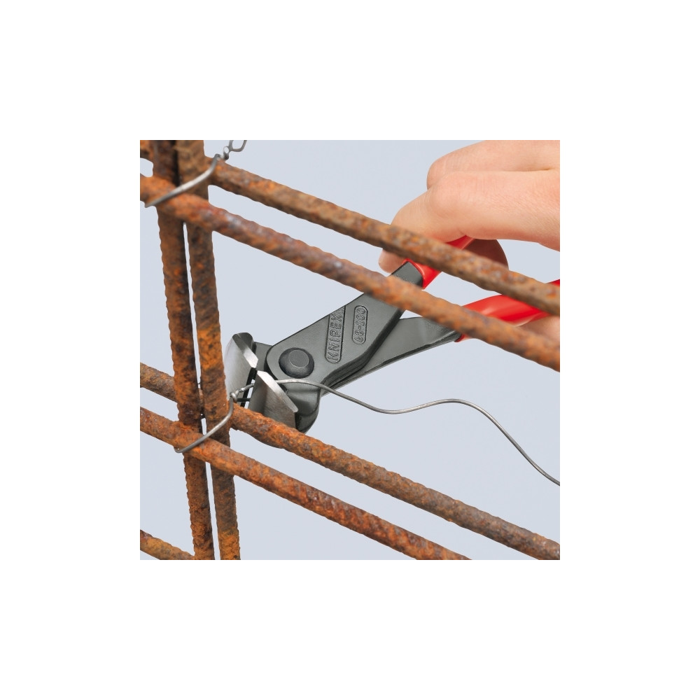 Produktbild för Knipex 68 01 200, Ändavbitartång, 4 mm, 3,1 cm, Plast, Röd,...