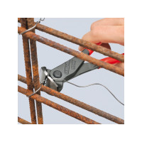 Produktbild för Knipex 68 01 200, Ändavbitartång, 4 mm, 3,1 cm, Plast, Röd,...